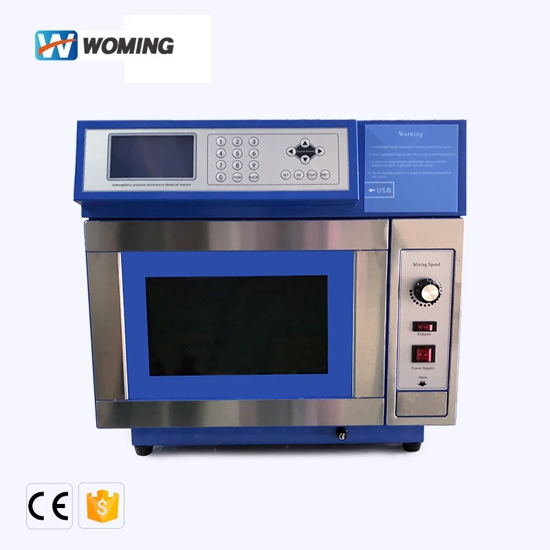 Factory Outlet Woming Laboratory Pyrolysis Synthesis Reactor MCR-3 Microwave Chemical Reactor