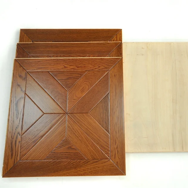 Factory price non-slip oak parquet wood flooring