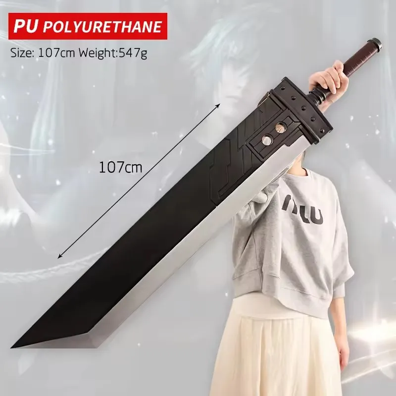 High Quality Pu Foam Final Fantasy Sword Pu Foam Weapons Cosplay Props Popular Game Party Cosplay Props For Boys And Girls
