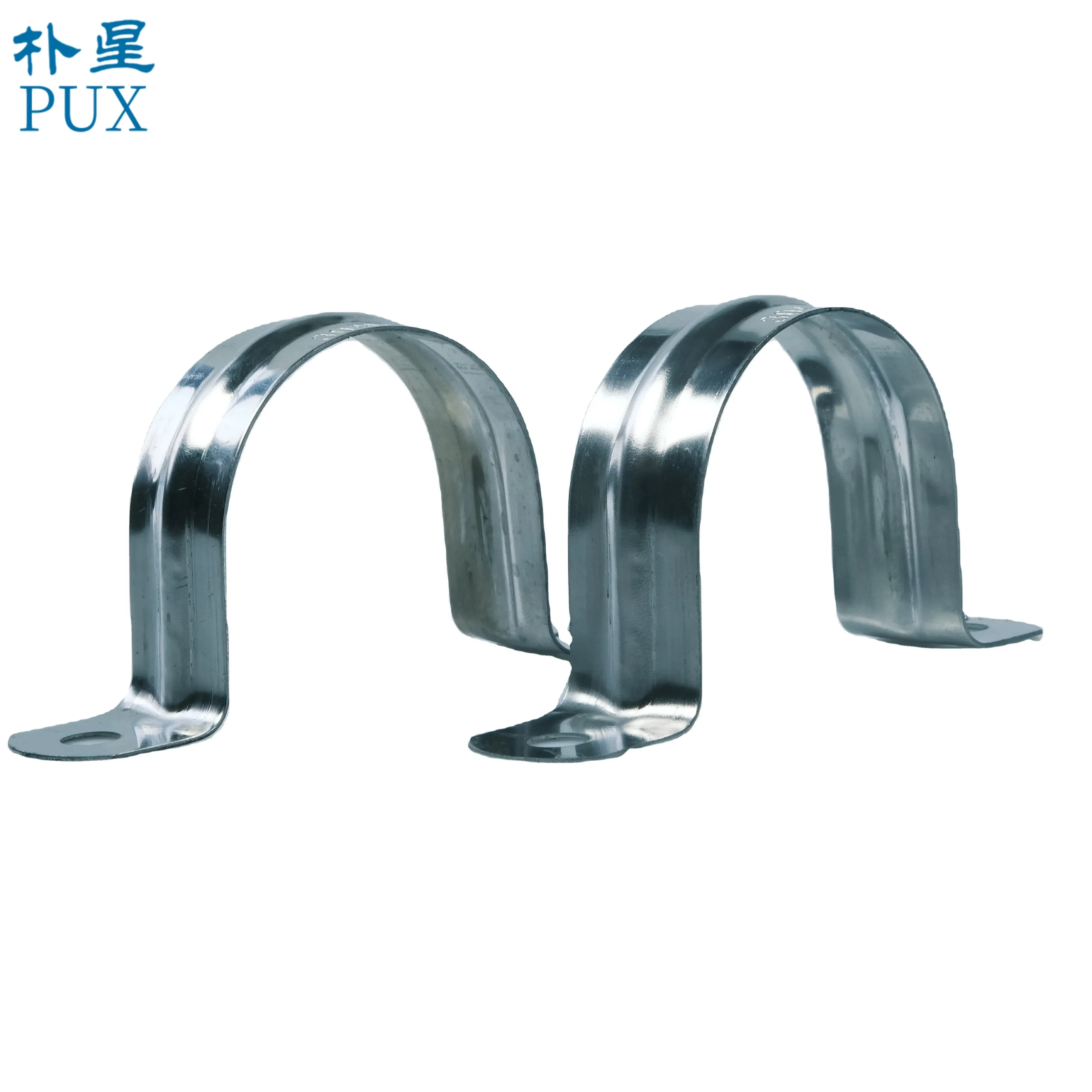 304  M60  Conduit Clamps Stainless Steel Two Hole Strap U Bracket Rigid Pipe StripCable Clamp Hanger