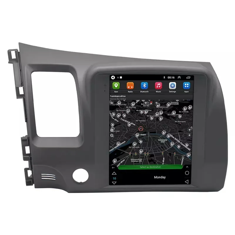 9.7 inch HD Touch screen for 2004-2009 civic LHD Android 9.1 Auto radio Car Stereo System car dvd player