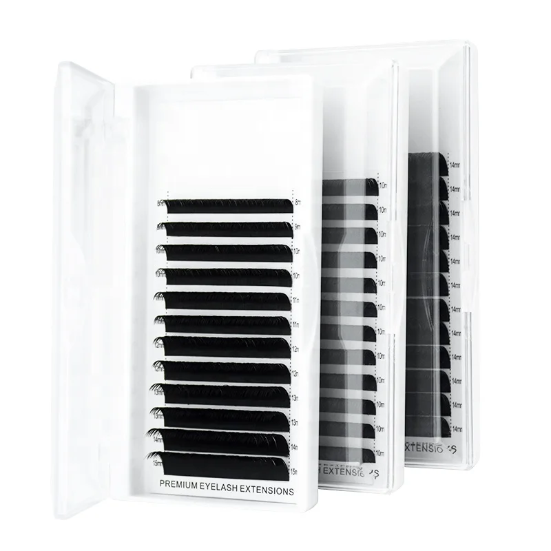 SONG LASHES Wholesale Korean PBT Split Tip Soft Double Tips Extensions 0.15 0.20mm Lashes Flat Lash Extension