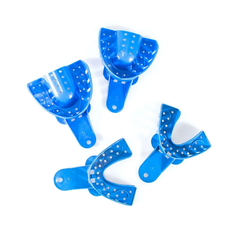 Bulk Sale Disposable Perforated Premium Quality S/M/L Size Plastic Dental Impression Tray