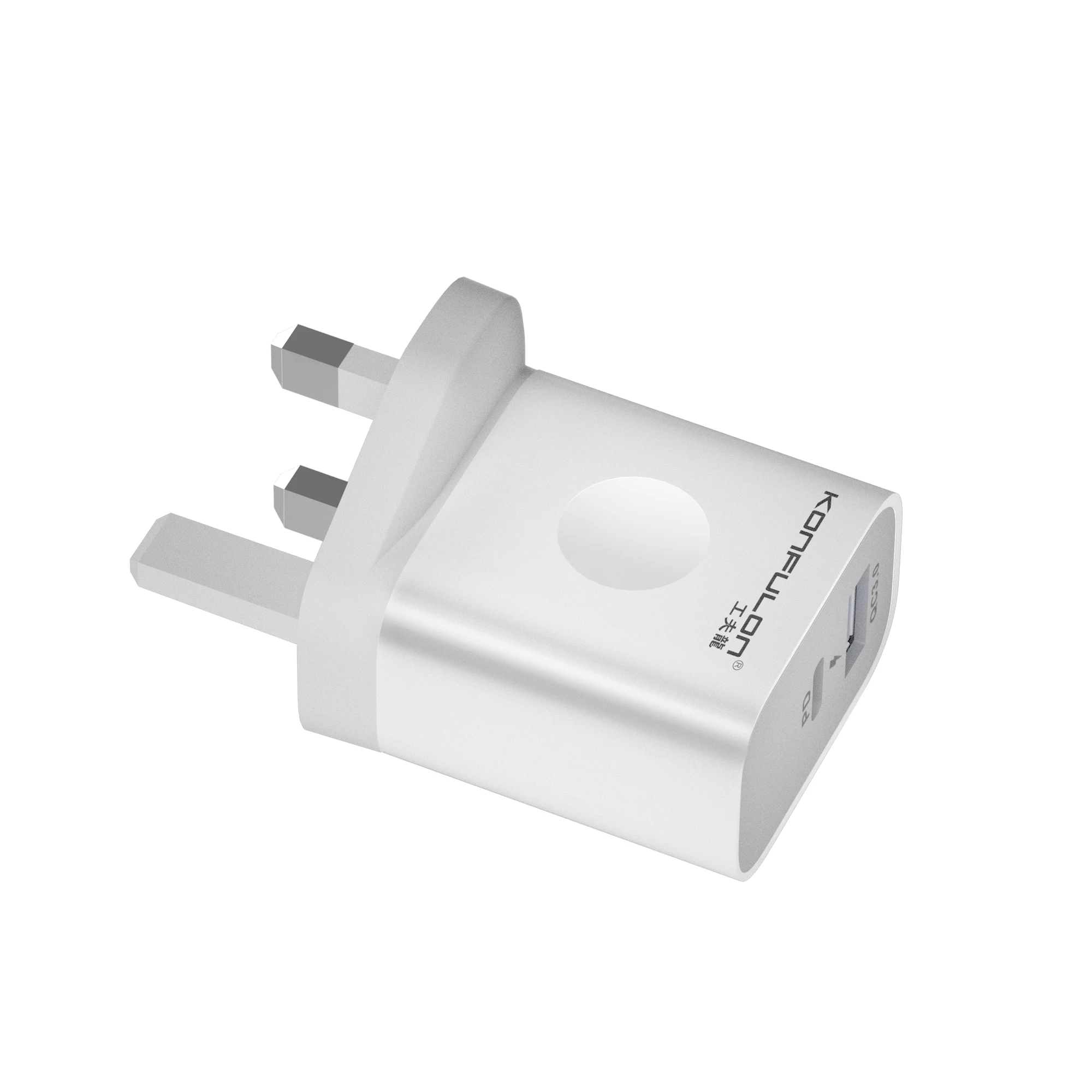 Konfulon Высокое качество Quick Charge 3 0 Power Delivery штепсельная вилка британского стандарта дорожное настенное зарядное устройство USB-C адаптер питания для сотового