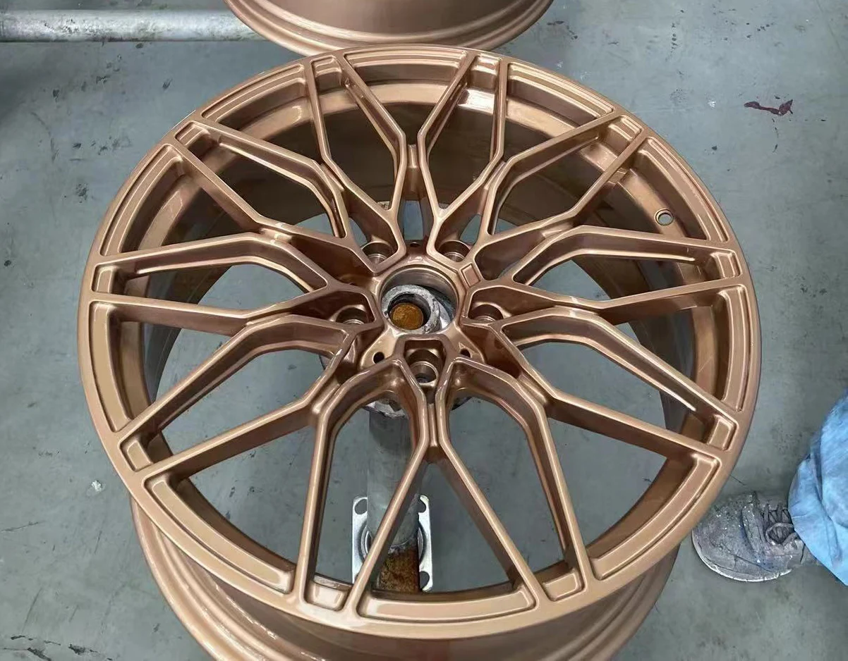 European and American markets the most popular car wheels and tires 5 hole and 18 19 20 21 22 inch forged car rims Bronze forged