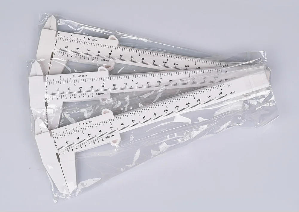 Plastic Double Scale Eyebrow Ruler Permanent Makeup Microblading Eyebrow tattoo Measuring Ruler Caliper