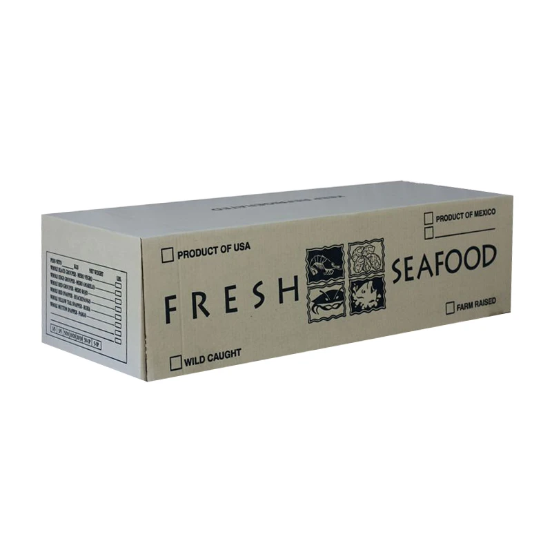 Manufactory 2023 Custom Hot Selling Wholesale Polypropylene To Go Pp Hollow Corrugated Fresh Packaging Ice Seafood Box