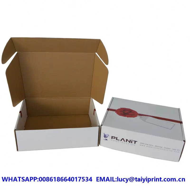 
Customized printed biodegradable box packaging shipping 