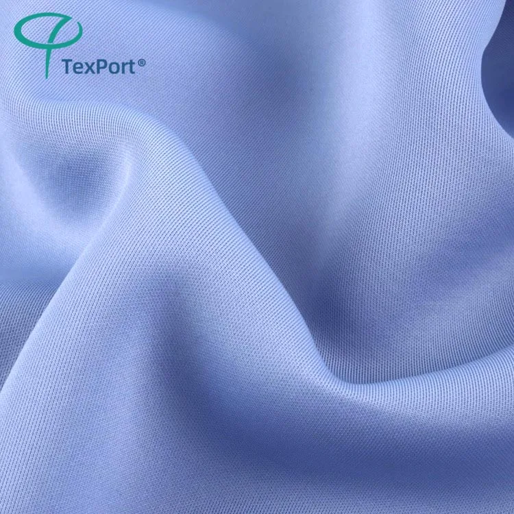 Wholesale Custom Colorful Textiles Polyester Spandex 250gsm Air Layer Thin Scuba Fabric for Bag Dress Garment