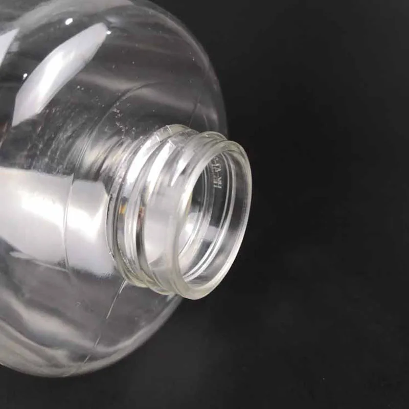 1L 33oz PET Plastic Clear Square Bottom Pump Bottles for Shampoo Shower Gel Conditioner Bottle Bath Cream Packaging