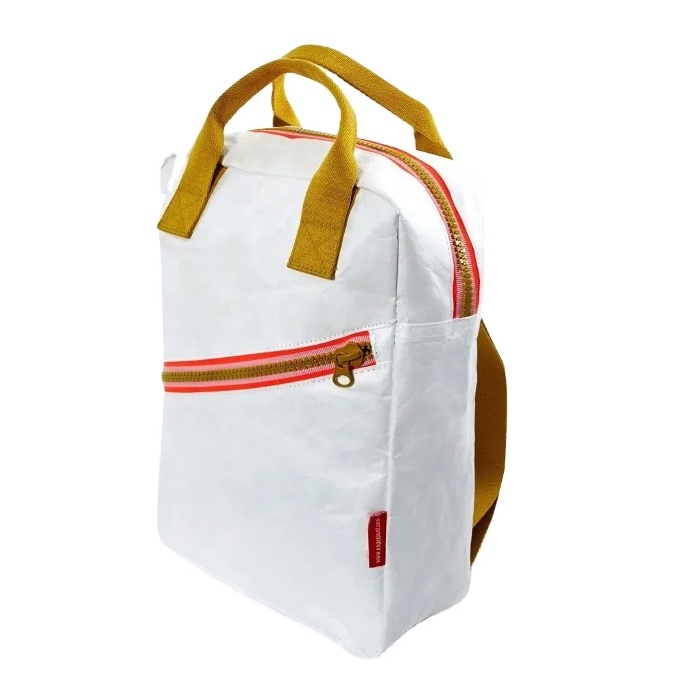 custom Lightweight waterproof DuPont untearable strong tyvek paper tote backpack with enough room
