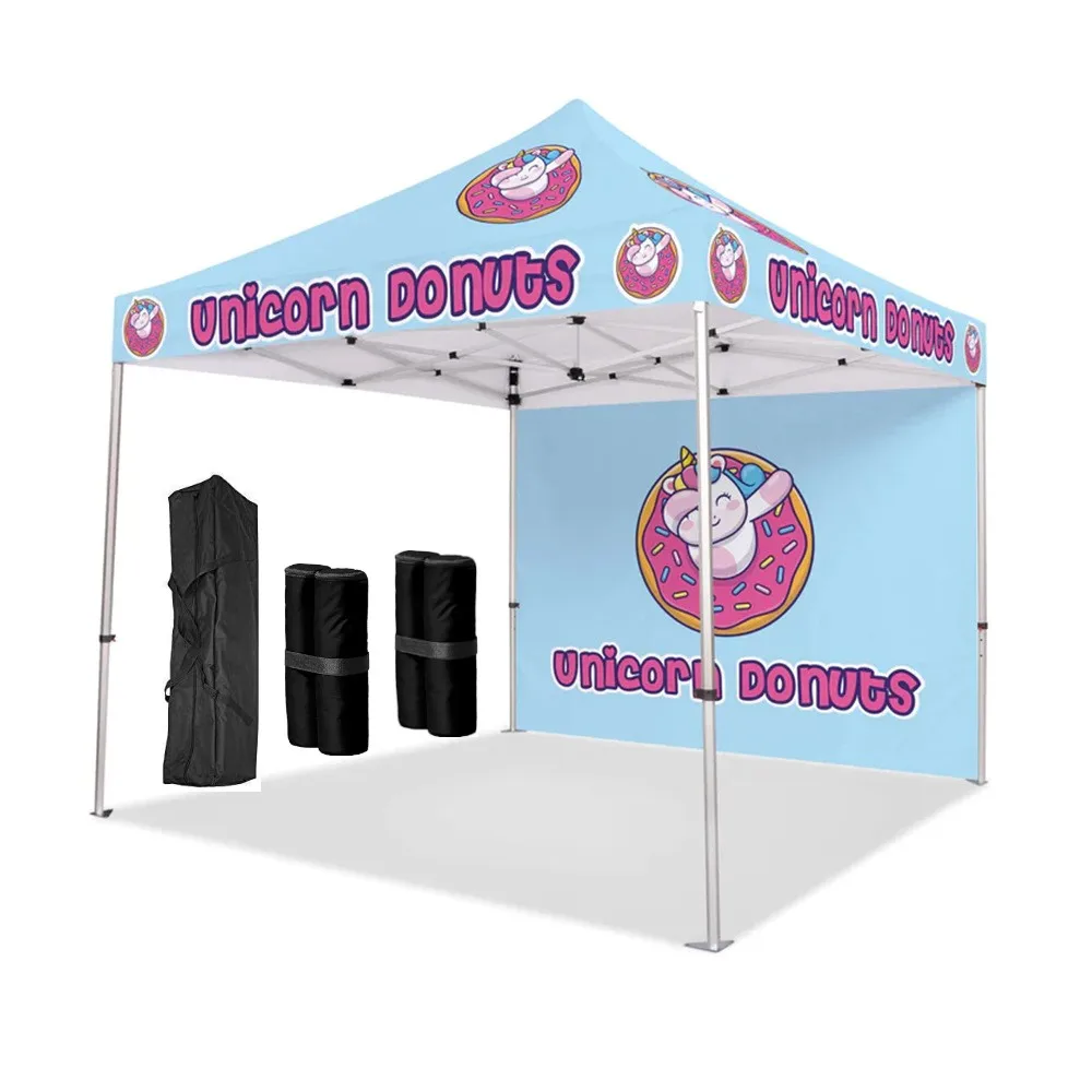 Pop up 10x10 Canopy Tent One Touch Quick Folding Gazebo Trade Show Display Tents