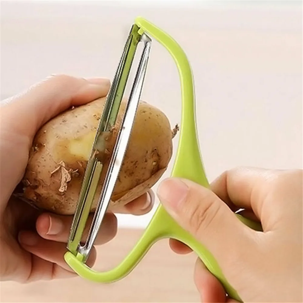 Kitchen Tools Salad Vegetables Peelers Kitchen Accessories Cabbage Wide Mouth Fruit Peeler Stainless Steel Knife