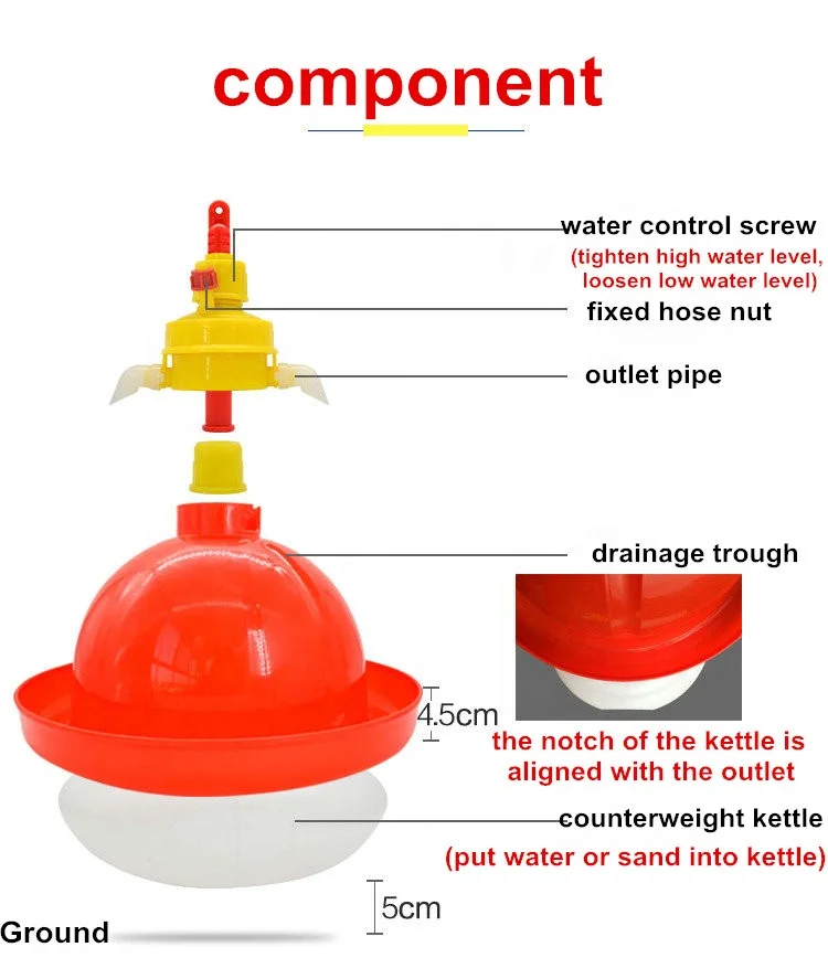 China good sale chicken plasson drinker  at low  price