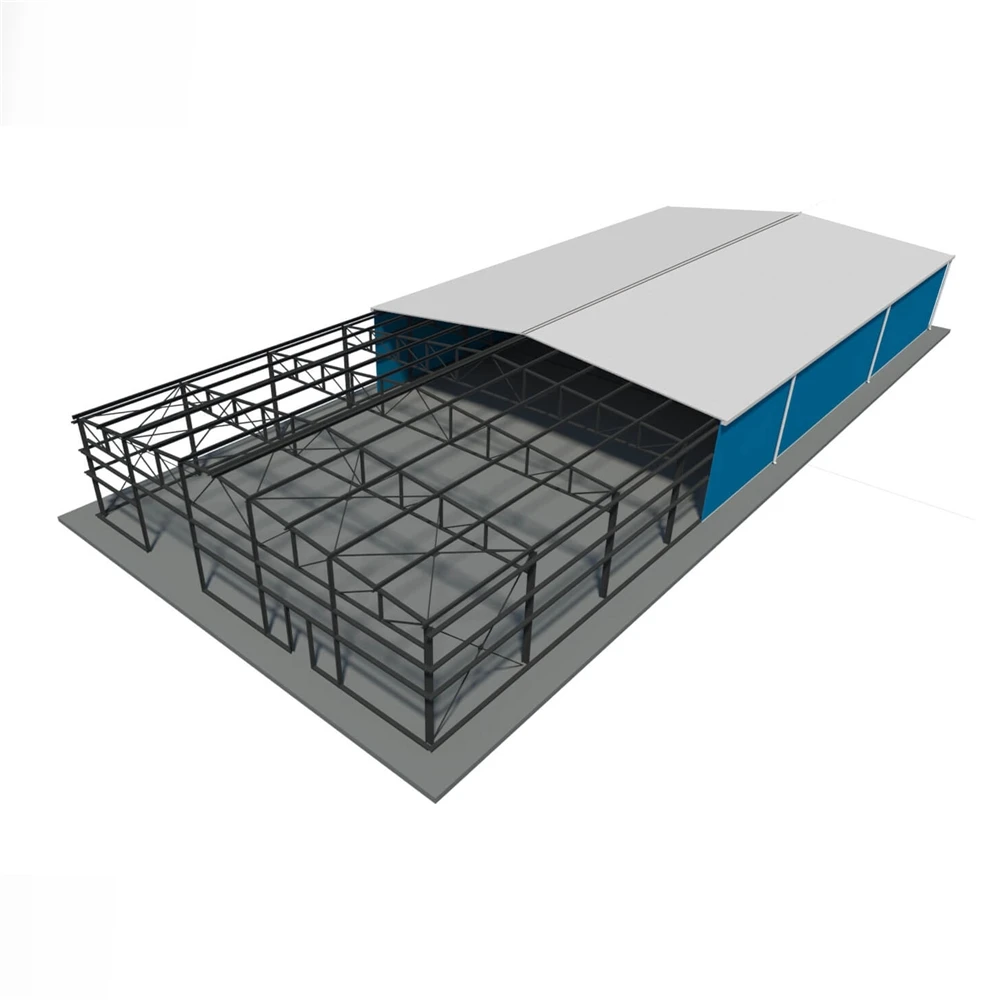 Light metal prefabricated workshop steel structure warehouse with the lowest price