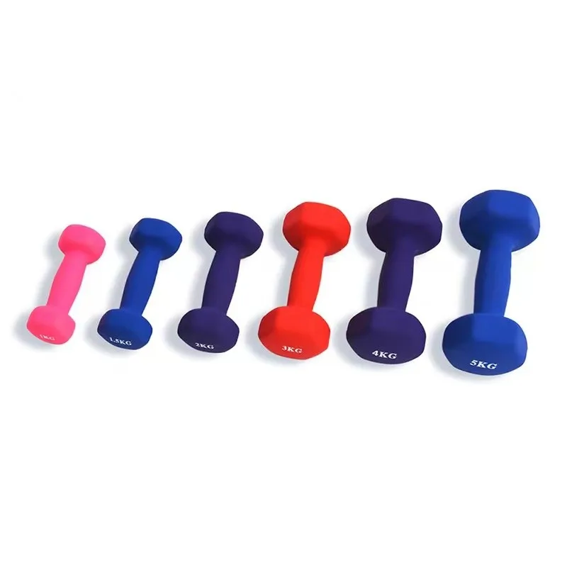 Buy cheap ones online women exercise red dumbbells for gym 2kg set