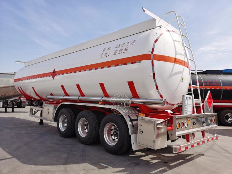 Luyi 3 axle 40 CBM Fuel oil Tanker Diesel Truck Trailer For Sale