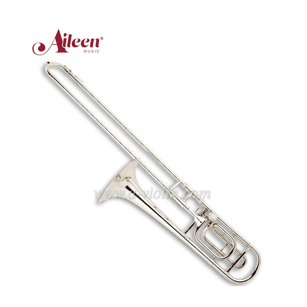 F/Bb Key Silver Lacquer Tenor Trombone With ABS Case (TB9133G)