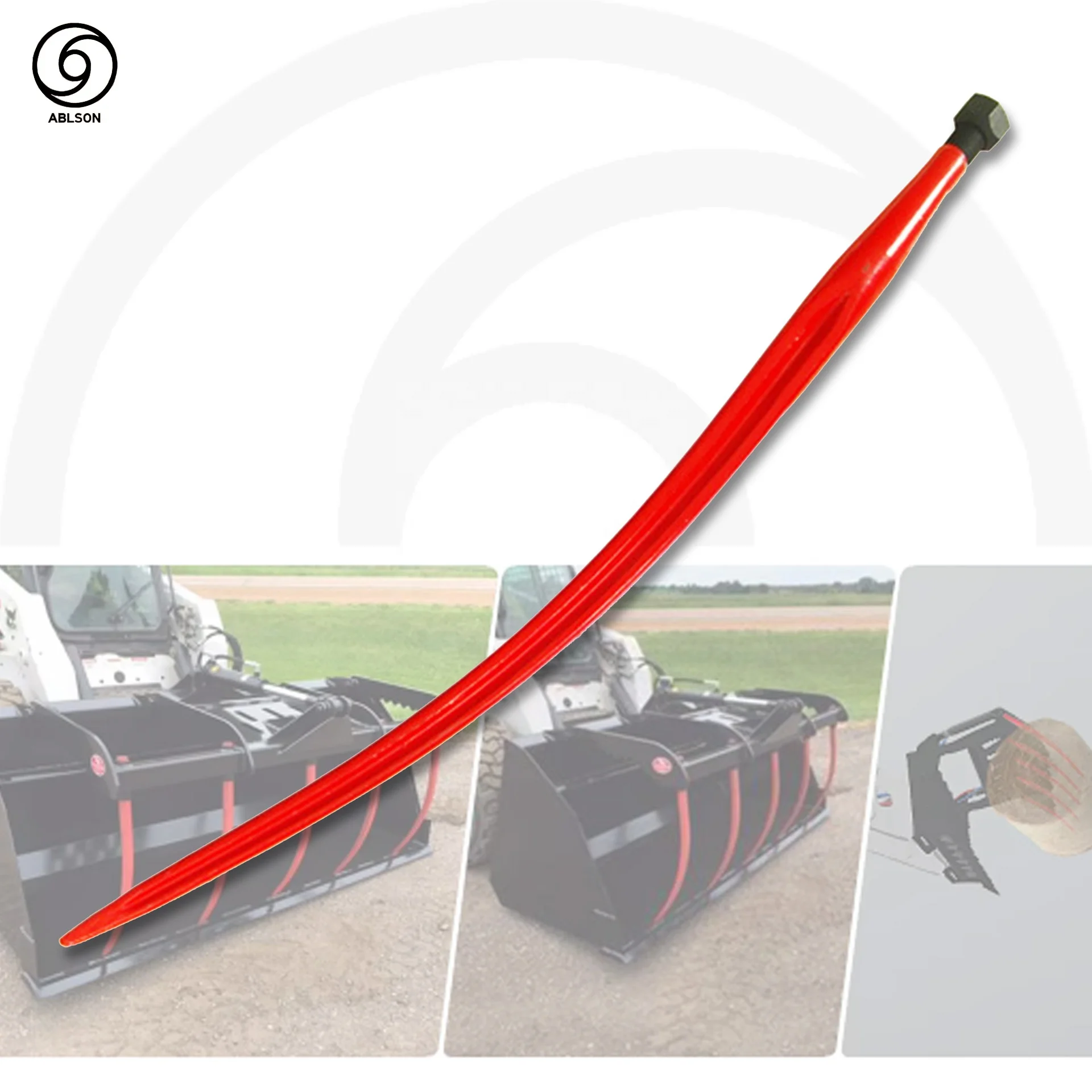 Кованые изогнутые зубцы для трактора погрузчика с сеном копье и погрузчик запчасти Ford 6610