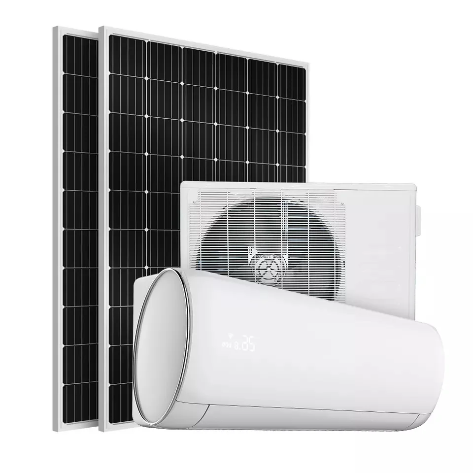 Sunpal гибридный солнечный кондиционер сплит блок 12000Btu 18000Btu 24000Btu солнечная панель система кондиционирования воздуха