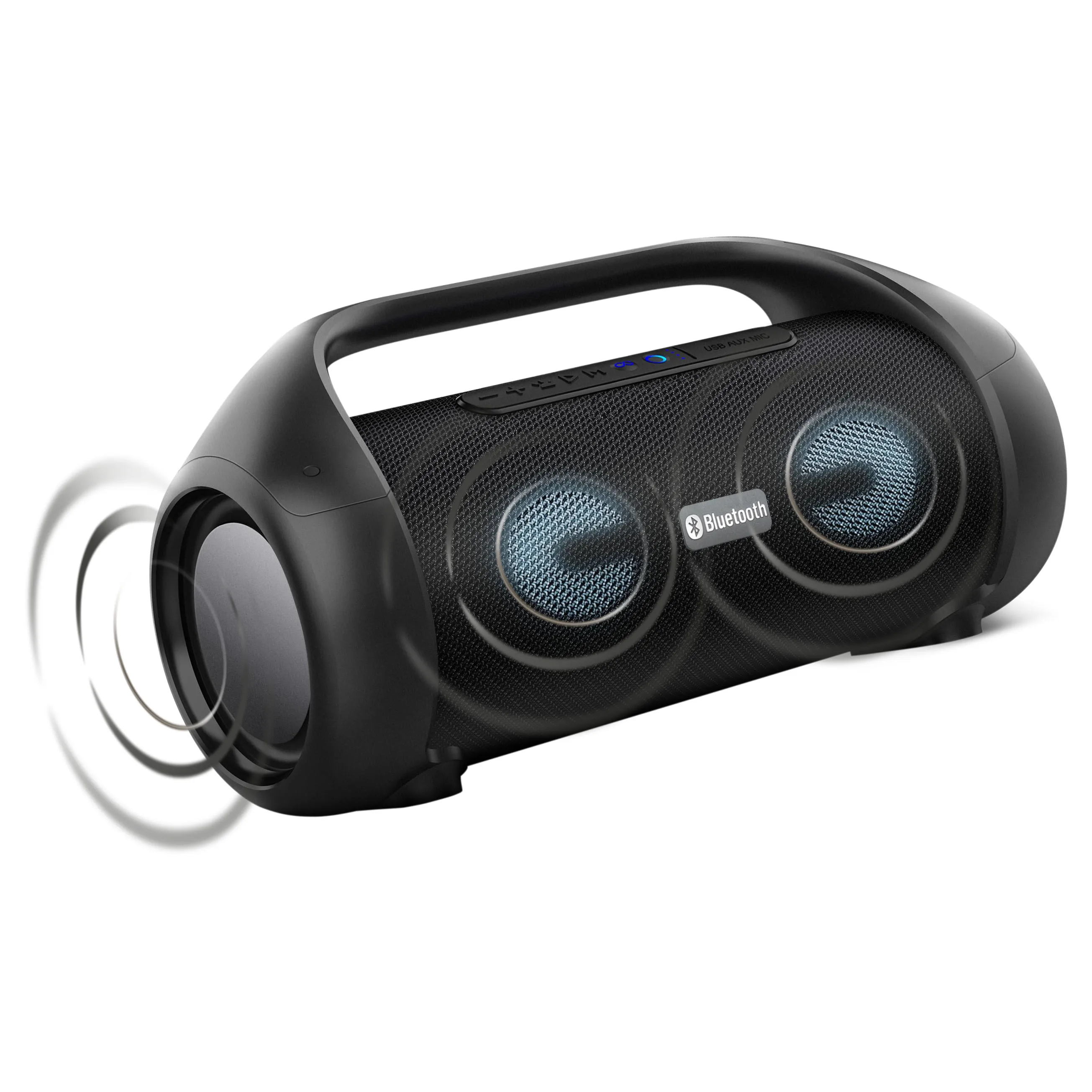 100W portable waterproof speakers amplifier big stereo wireless subwoofer party speaker