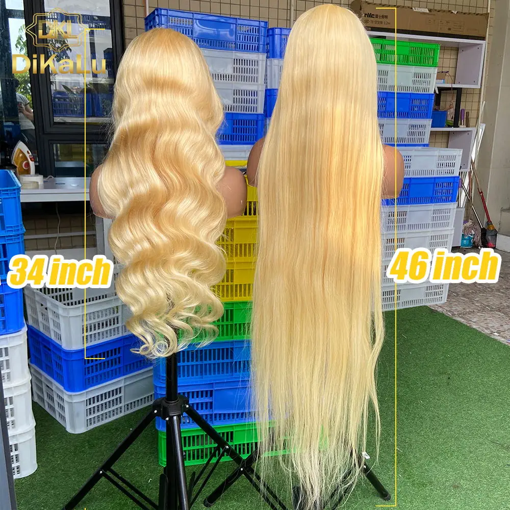 Cheap Virgin Brazilian Hd 613 lace front wig,40 inch 613 full lace wig human hair,wholesale brazilian blonde 613 human hair wig