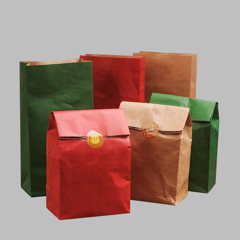Manufacturer Eco-friendly Vegetable Fruits Food Packaging Brown Kraft Paper Bag Agriculture Herb Seed Groceries Paper Packet