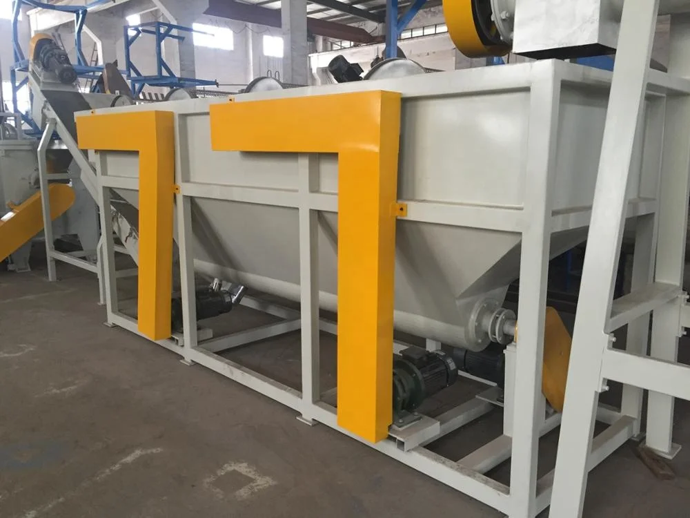 PP PE film bottle flaks crushing Washing drying Recycling Line
