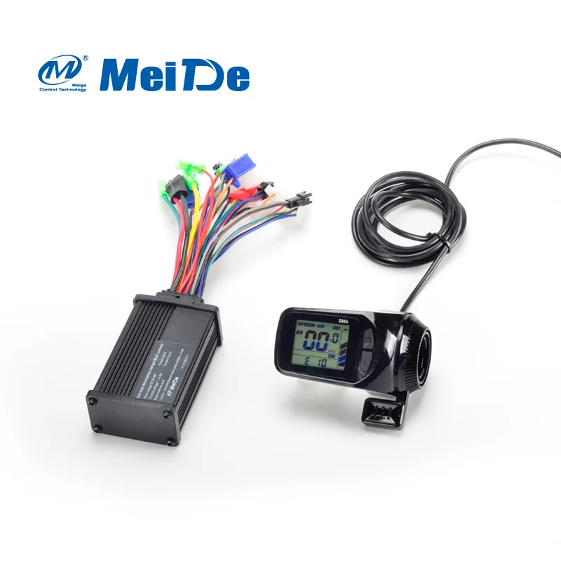 
BLDC motor controller and color screen lcd display set for electric scooter 