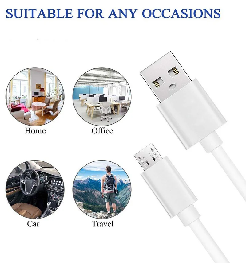Fast Charger Cabo Ladekabel Micro Usb 1M 1.5M 3M Charging Data Cable 2M For Samsung Micro Usb Cable