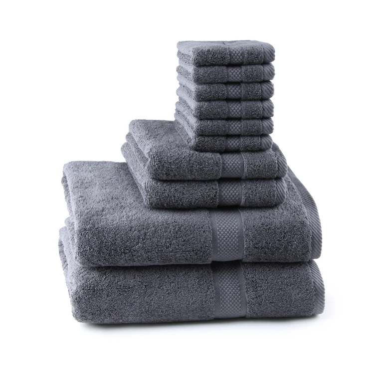 Eco-friendly 100% cotton towels soft and plush cheap price wholesale  high quality bath towels for hotels