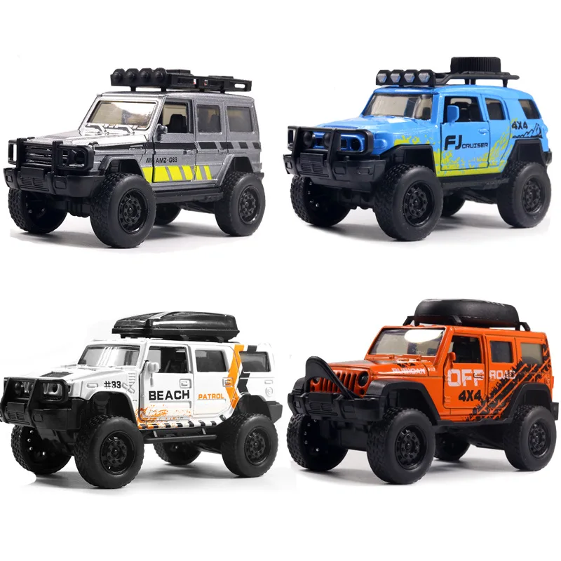 1/36 scale Alloy Model Car Off-road vehicle with large alloy tires Toy Model Car boy toy