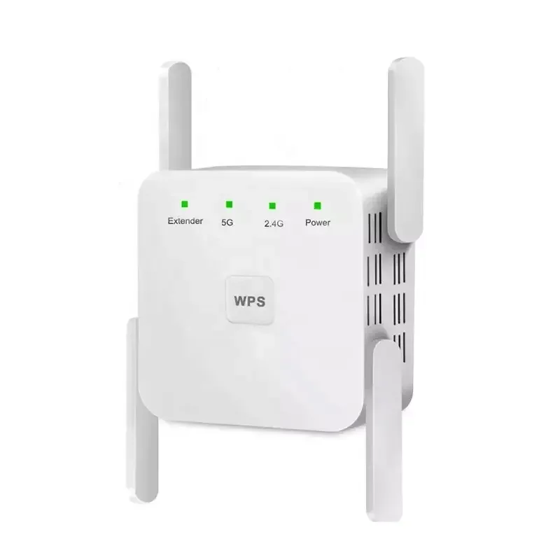 High Quality 1200Mbps 2dbi antenna Wifi Extender Repeater Dual Band 5GHz Lan Extender Wifi Long Range Repeater