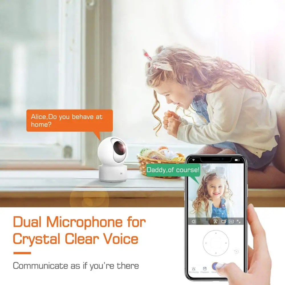 
Xiaomi Mi Smart IP Cam 1080P 360 Wifi Wireless Home Security Camera Baby Pet Monitor 