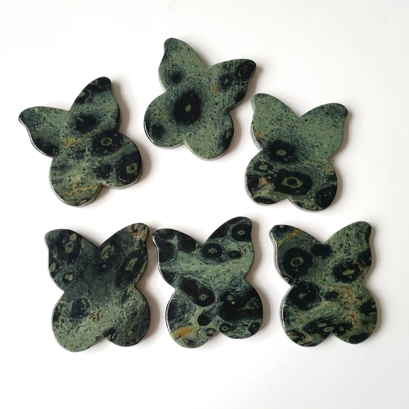 Giada naturale del viso apparecchiatura di bellezza viso gua bordo sha kambaba jasper farfalla raschiando strumento di massaggio