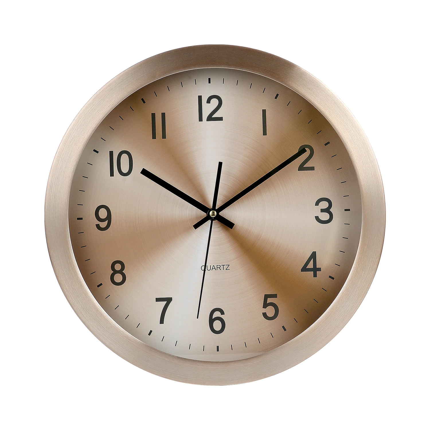 Quartz Metal Hanging Wall Clock Simple Modern Design  Stainless Steel Home Wall Clock