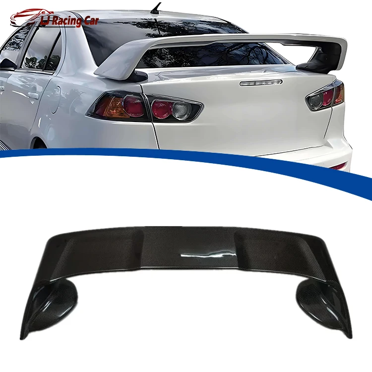 Car Accessories ABS Rear Trunk Lip  Spoiler Wing Rear Tail Wing Cover Decoration For Mitsubishi Lancer EX