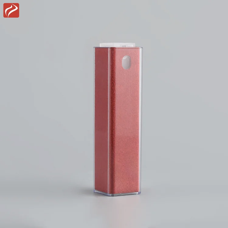 17ml Square Plastic ABS Mist Spray Pump Bottle Cosmetic Lotion Packaging