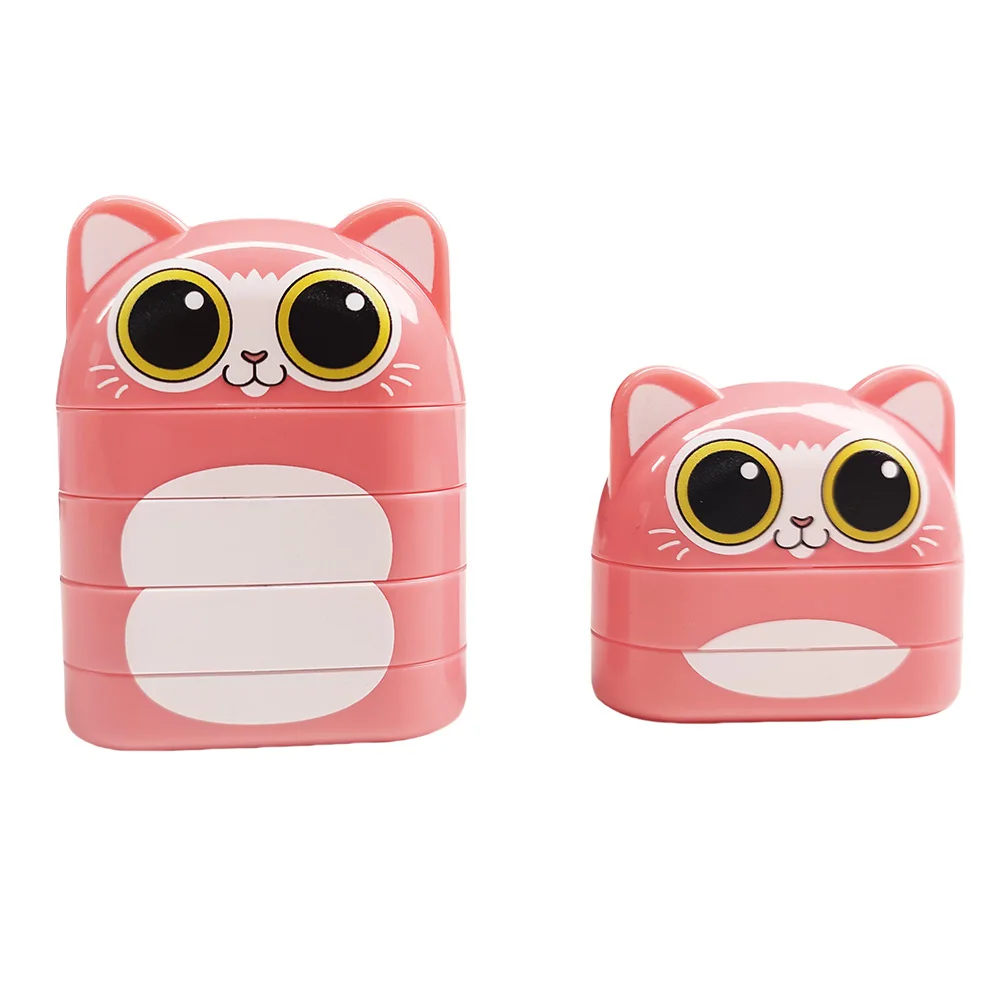 Washable Children Name Cute Animal Toy Cartoon Stamp Kids Animal Flash Stamps