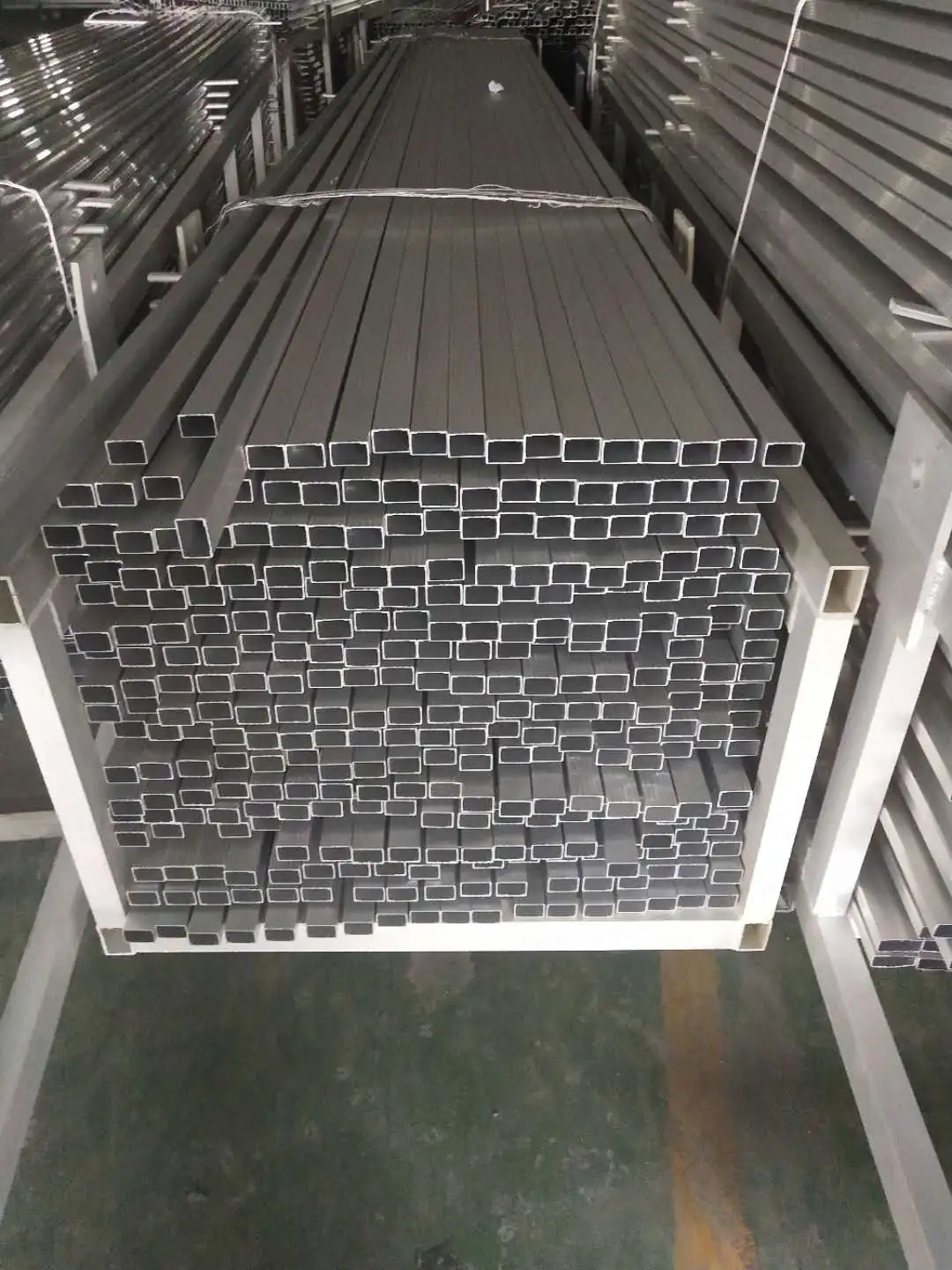 wooden print anodized 40x40 aluminium profile pipe