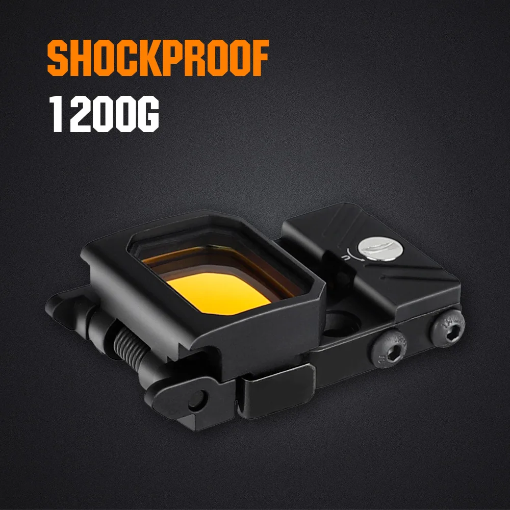 Ohhunt OEM Hunting Optics 1x21x15 Flip Up Reflex Sight RM Footprint Folding Red Dot Sight W/ 20mm / G Mount