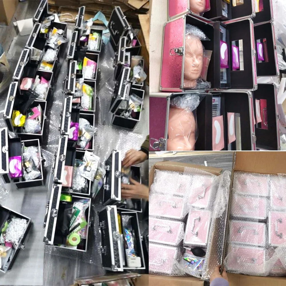 Eyelash Grafting Set Eyelash Extension Makeup Supplies Dummy Head Model Basic Exercise Tools Complete Professional Makeup Kit