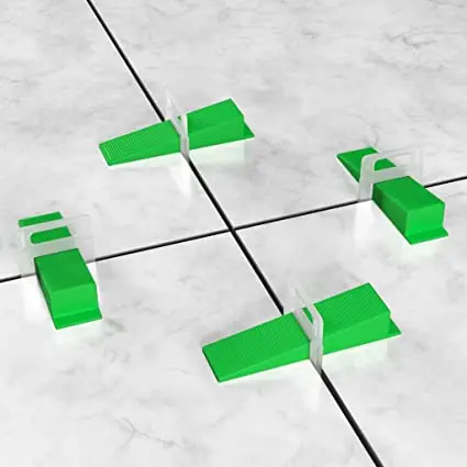 China 1.5mm Reusable Plastic Ceramic Tile Spacer Auto Leveling System With Clips And Wedges