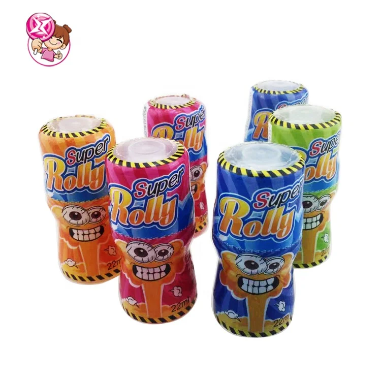 Fruit flavour Sour Rolly Super Liquid Candy