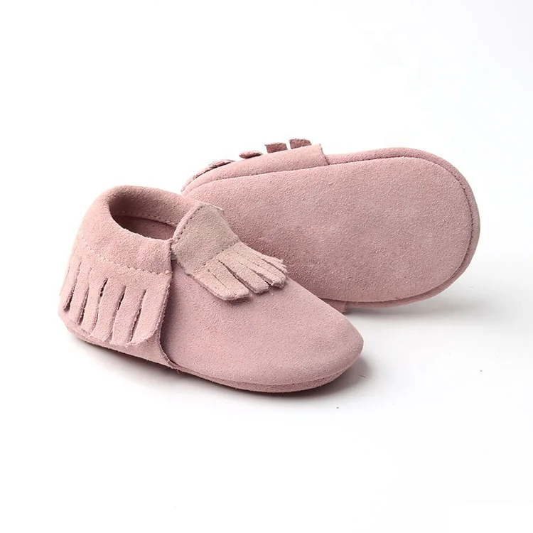 Американские розовые замшевые мокасины, детская обувь разных цветов, детская обувь для малышей на мягкой подошве, обувь для мальчиков