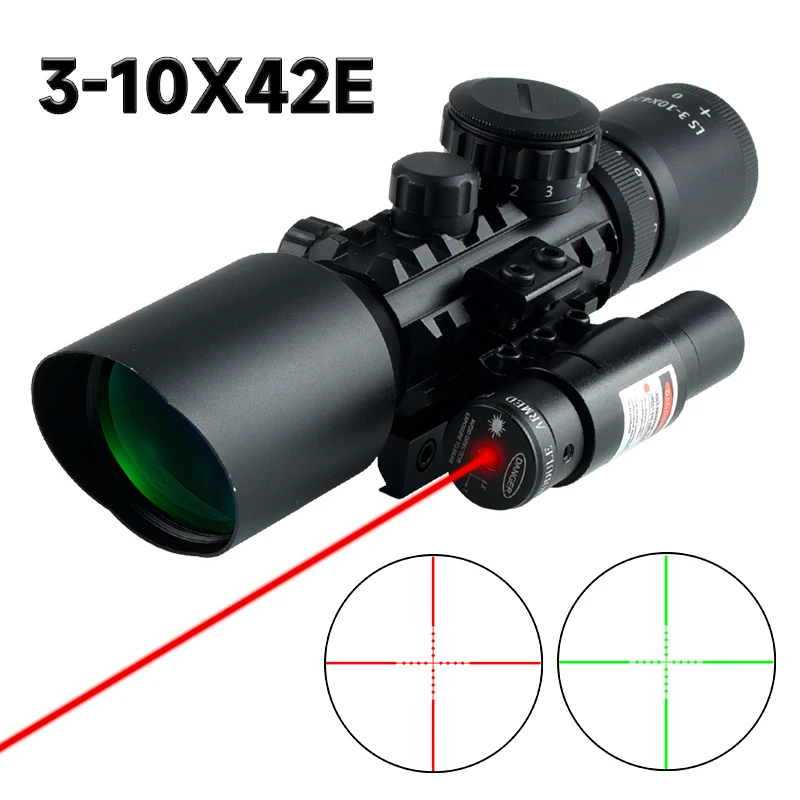 SYQT IR Compact Tactical Sight Long Range Green Dot laser Sight Sight Scope For Outdoor Hunting