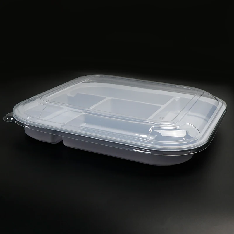 Square Dry Fruits Deli Storage Container Packaged To Go Salad Dressing Containers Salad Disposable Premium Fruit Platter Tray