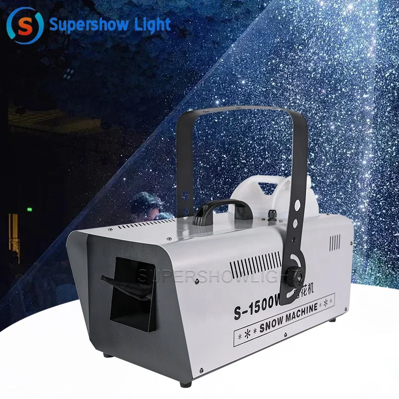 1500w Snow Machine Special Effects Artificial Snow Flakes Making Machine For Wedding Decorations Party Dj