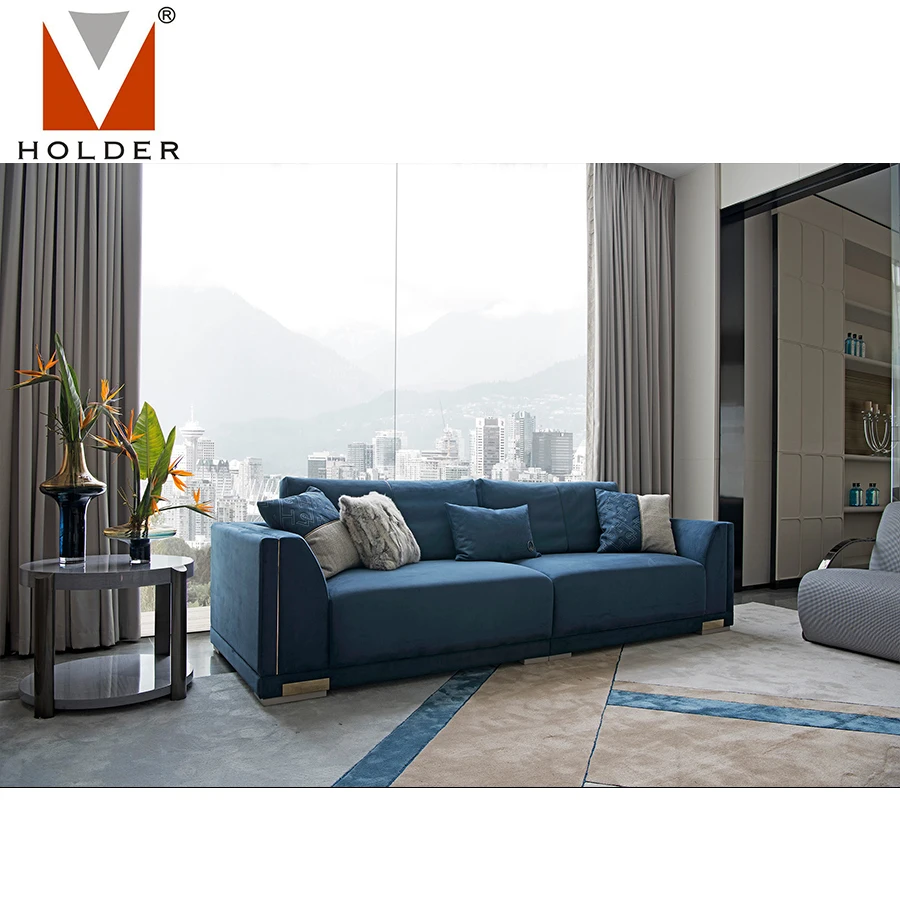 WS-03 New design modern style living room furniture fabric sectional couch living room sofa sets