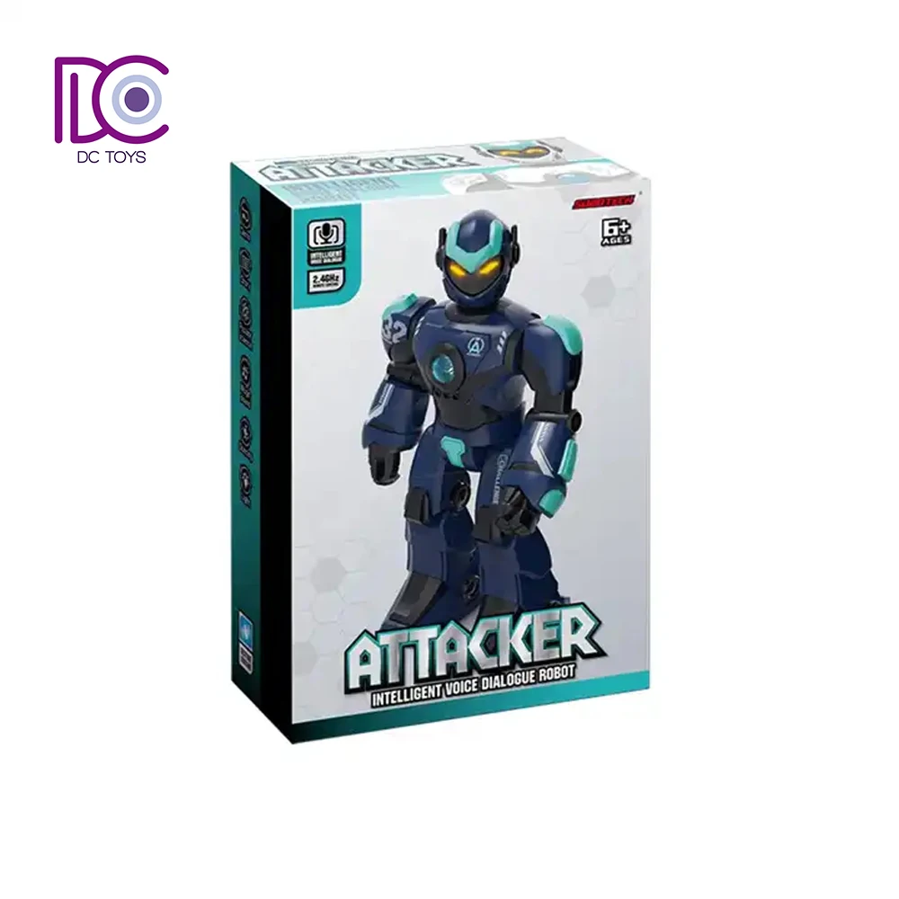 DC Early Education Smart Voice Gesture Control Induction Children Programming RC Robot Model Toys